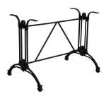 Lauajalg CAFE 92x60xH72cm, must