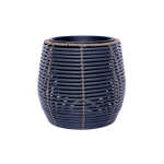 Lillepott WICKER D28xH26cm, must/pruun