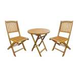 Rõdukomplekt GWEN D60cm laud ja 2 tooli