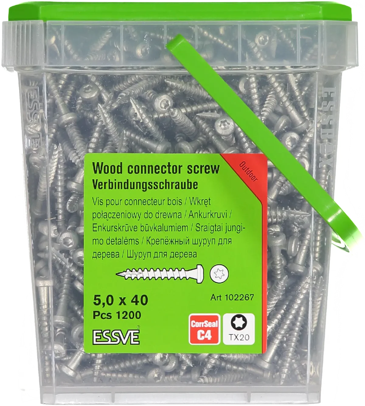 Nurgakruvi 5,0x40 Corrseal 1200tk - Pilt 3