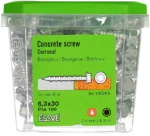 Betoonikruvi 6,3x30 Corrseal 100tk - Pilt 3