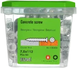 Betoonikruvi 7,5x112 Corrseal 50tk - Pilt 3