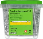Puidukruvi ET-T 6,5x65 CorrSeal 100tk - Pilt 3