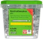 Puidukruvi ET-T 6,5x90 CorrSeal 100tk - Pilt 3