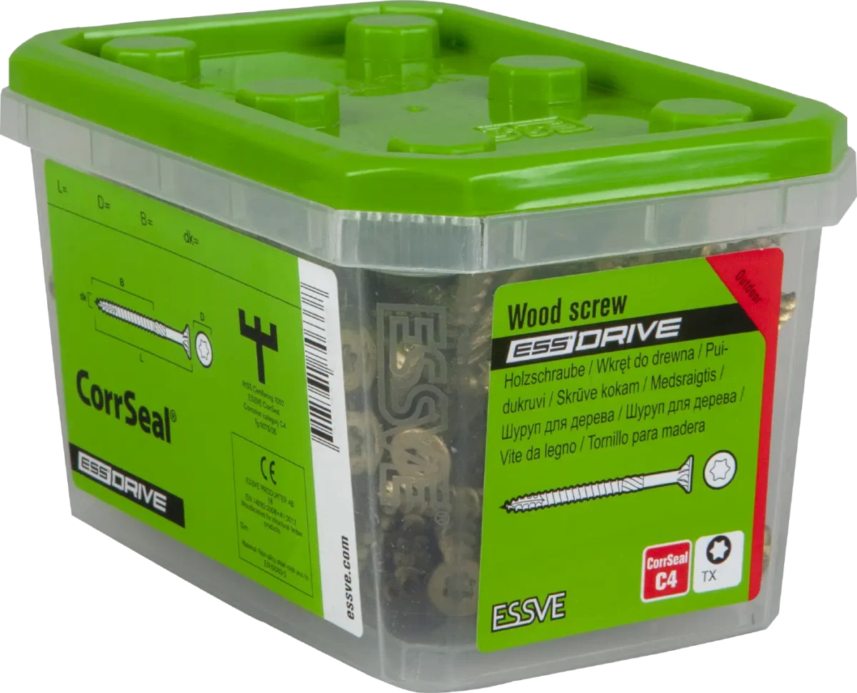 Puidukruvi EssDrive 5,0x90  CorrSeal 100tk - Pilt 3