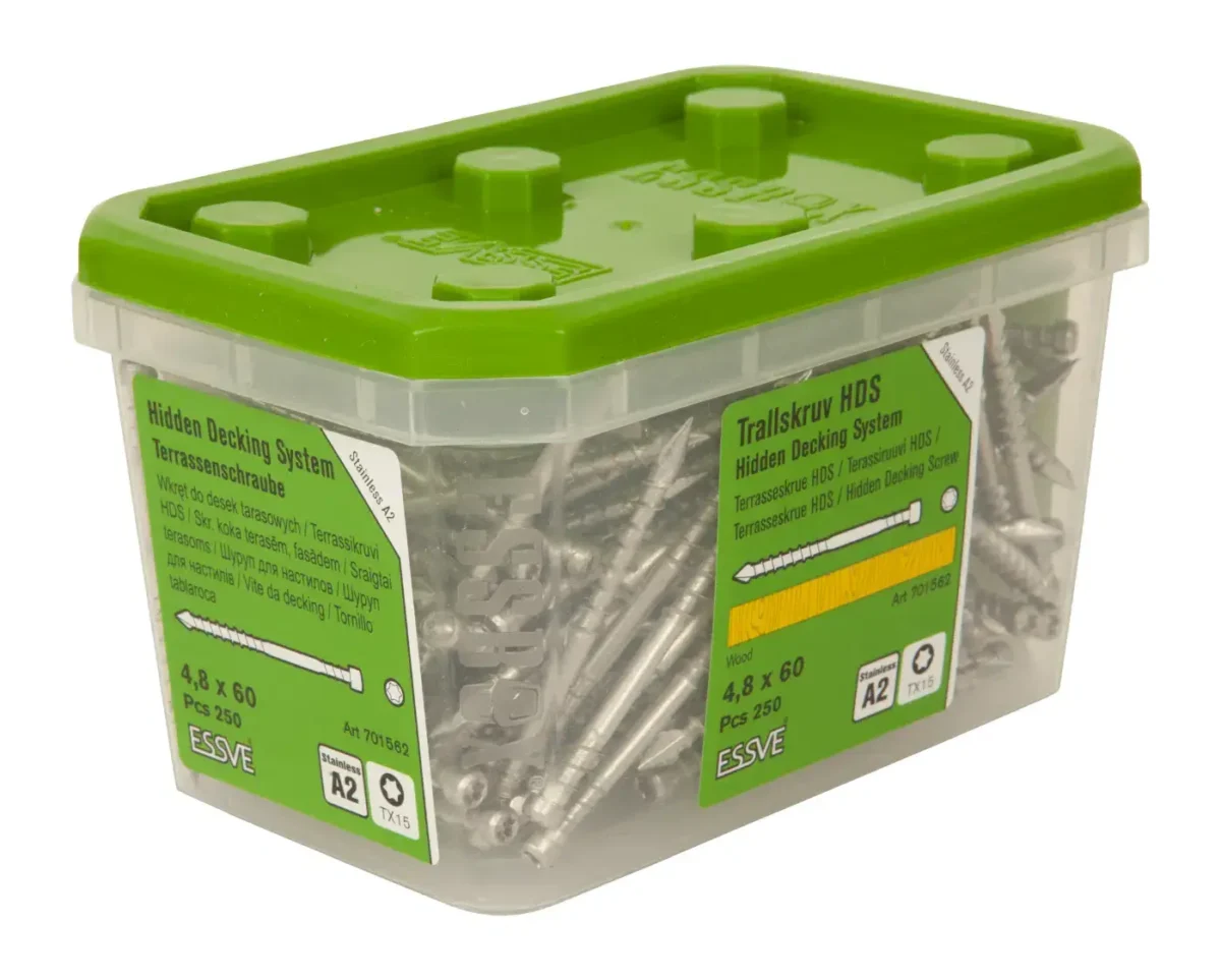 Terrassikruvi HDS 4,8x60 A2 250tk - Pilt 3
