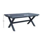 Laud COLUMBUS 183/243x100xH76, tumehall - Image 2