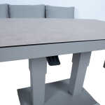 Aiamööblikomplekt RIO 6-osaline, hallikasbeež - Image 6