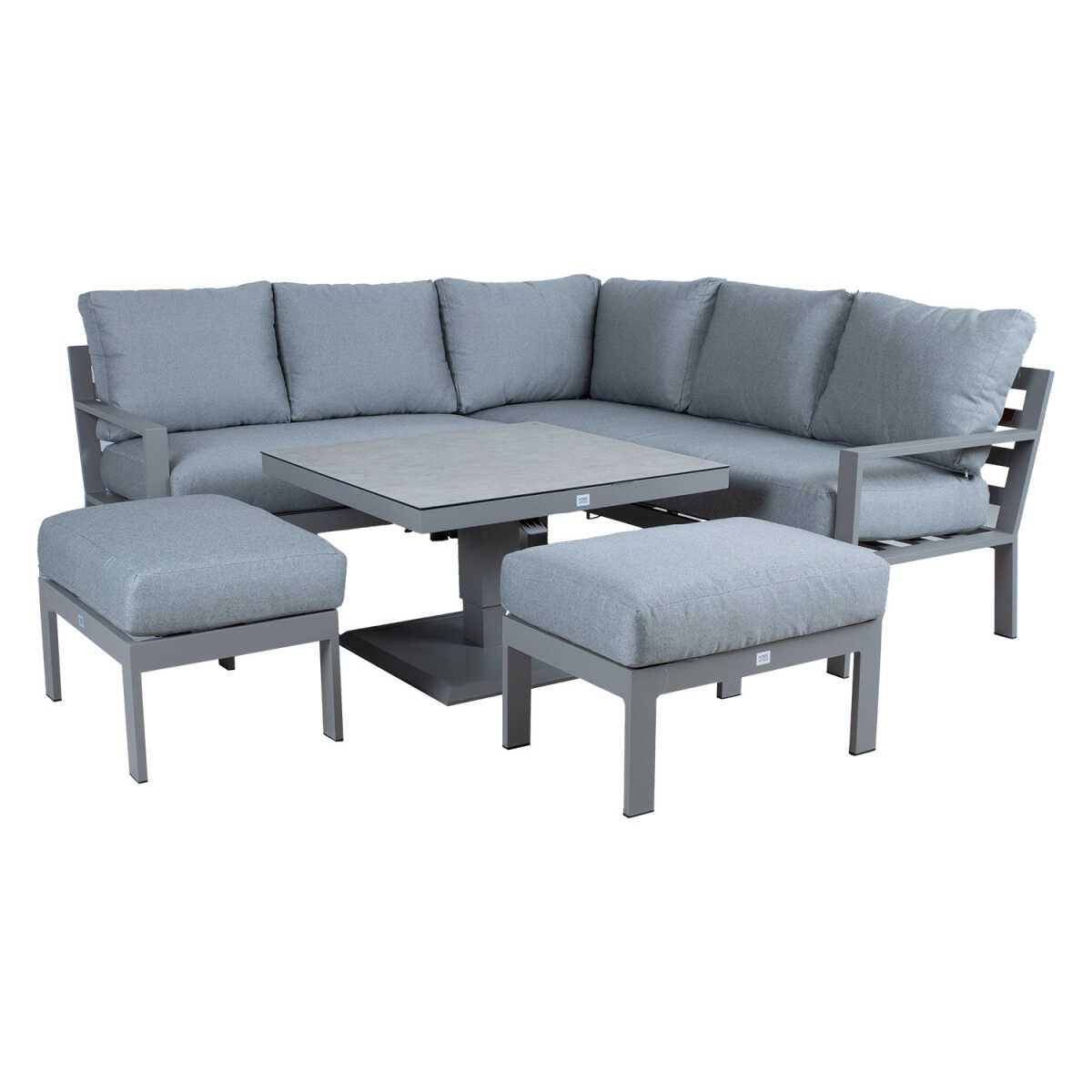 Aiamööblikomplekt RIO 4-osaline, hallikasbeež - Image 3