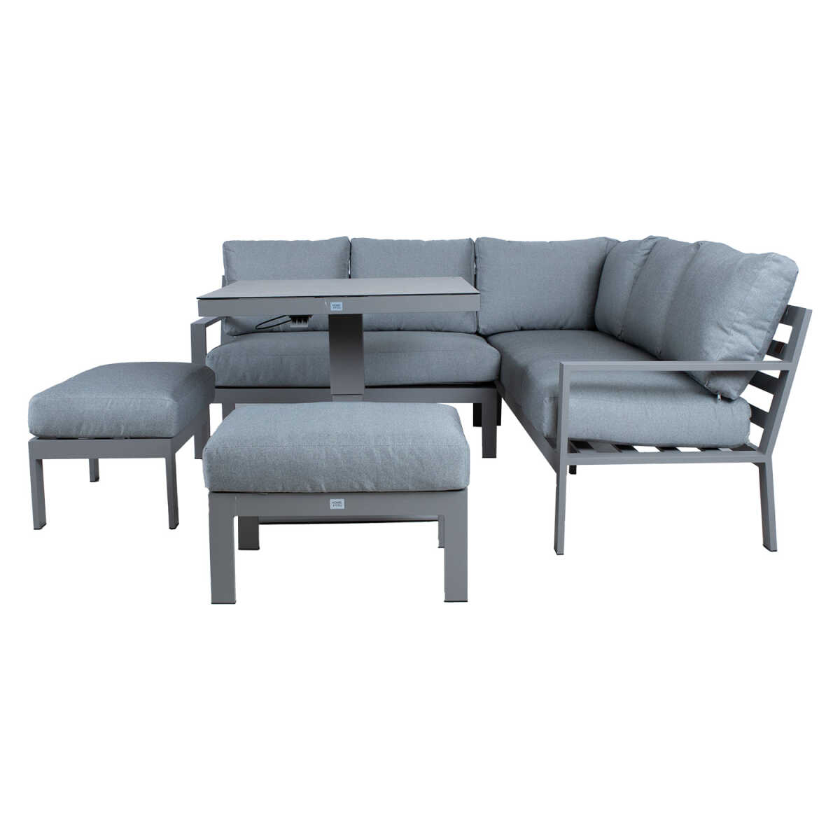 Aiamööblikomplekt RIO 4-osaline, hallikasbeež - Image 4