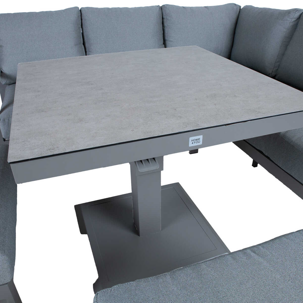 Aiamööblikomplekt RIO 4-osaline, hallikasbeež - Image 6