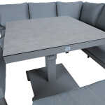 Aiamööblikomplekt RIO 4-osaline, hallikasbeež - Image 6