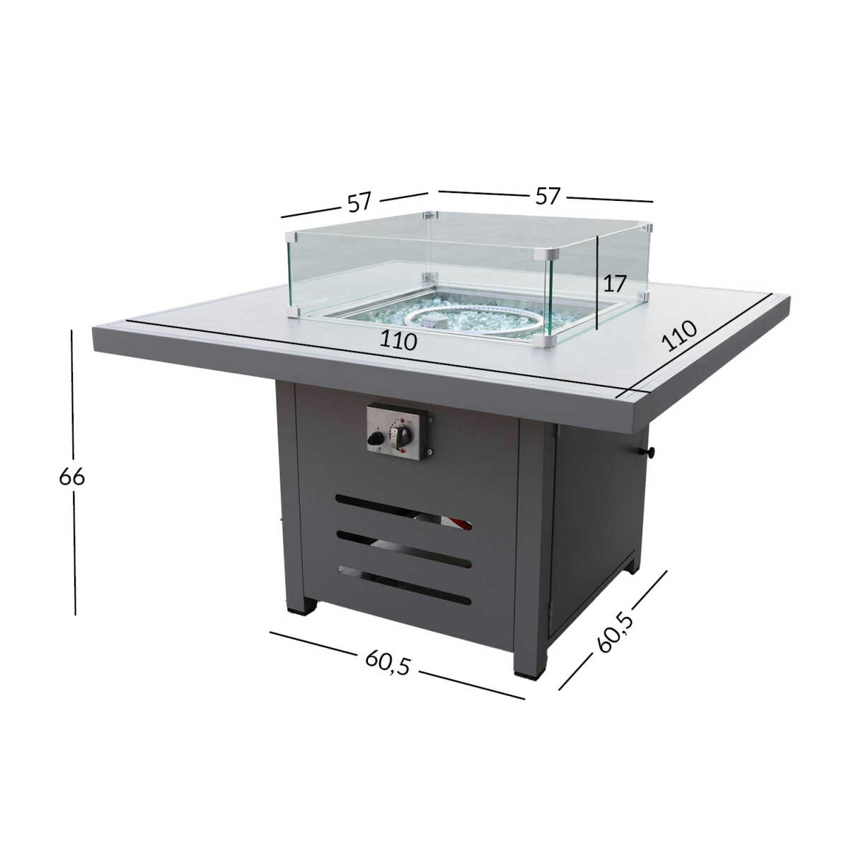 Aialaud - gaasikamin RIO, hallikasbeež - Image 2