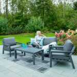 Aiamööblikomplekt TOMSON laud, diivan ja 2 tooli - Image 9