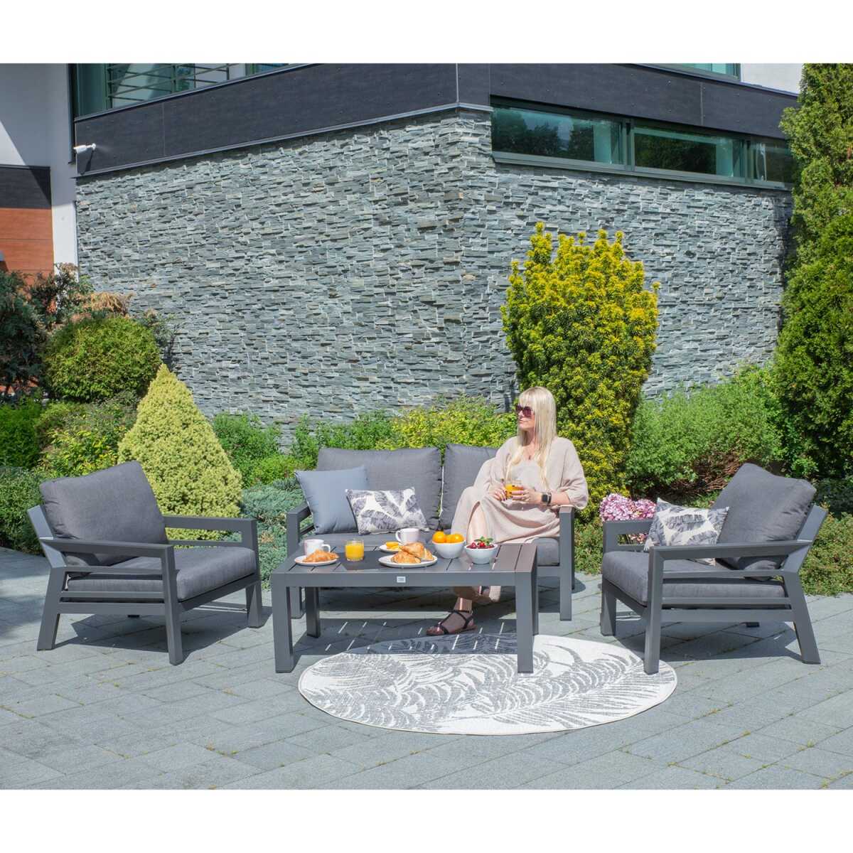 Aiamööblikomplekt TOMSON laud, diivan ja 2 tooli - Image 10