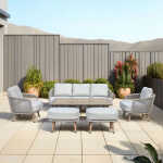 Aiamööblikomplekt MALISE 6-osaline, beež - Image 11