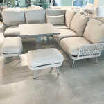 Aiamööblikomplekt MARENDA 4-osaline, hall/beež - Image 7