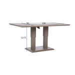 Laud MARENDA 150x90xH52-75cm, hallikasbeež - Image 2