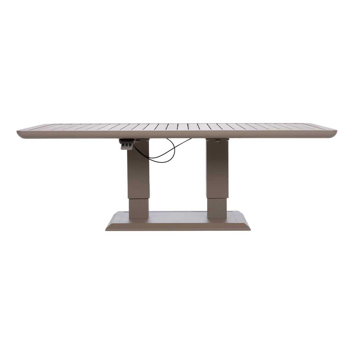 Laud MARENDA 150x90xH52-75cm, hallikasbeež - Image 6