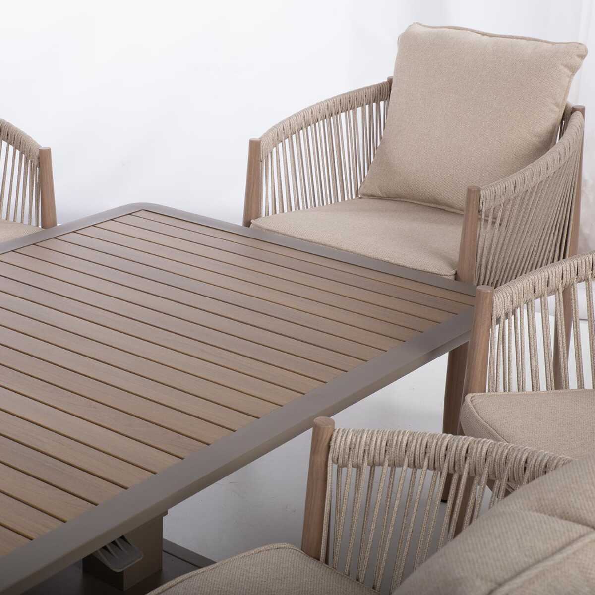 Laud MARENDA 150x90xH52-75cm, hallikasbeež - Image 8