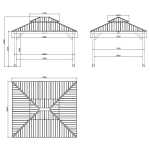 Varikatus CEDAR 3,36x3,9m - Image 2