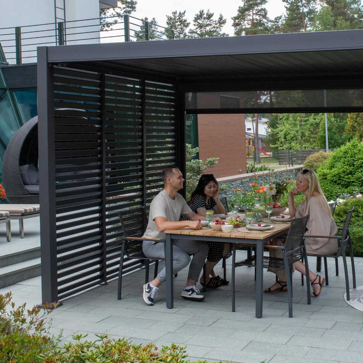 Varikatus MIRADOR-111 3x6m, tumehall - Image 9