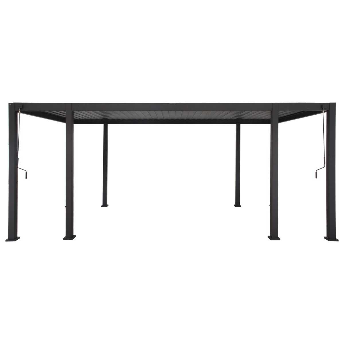 Varikatus MIRADOR-111 lamellseintega 3x6m, tumehall - Image 2