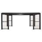 Varikatus MIRADOR-111 lamellseintega 3x6m, tumehall - Image 4