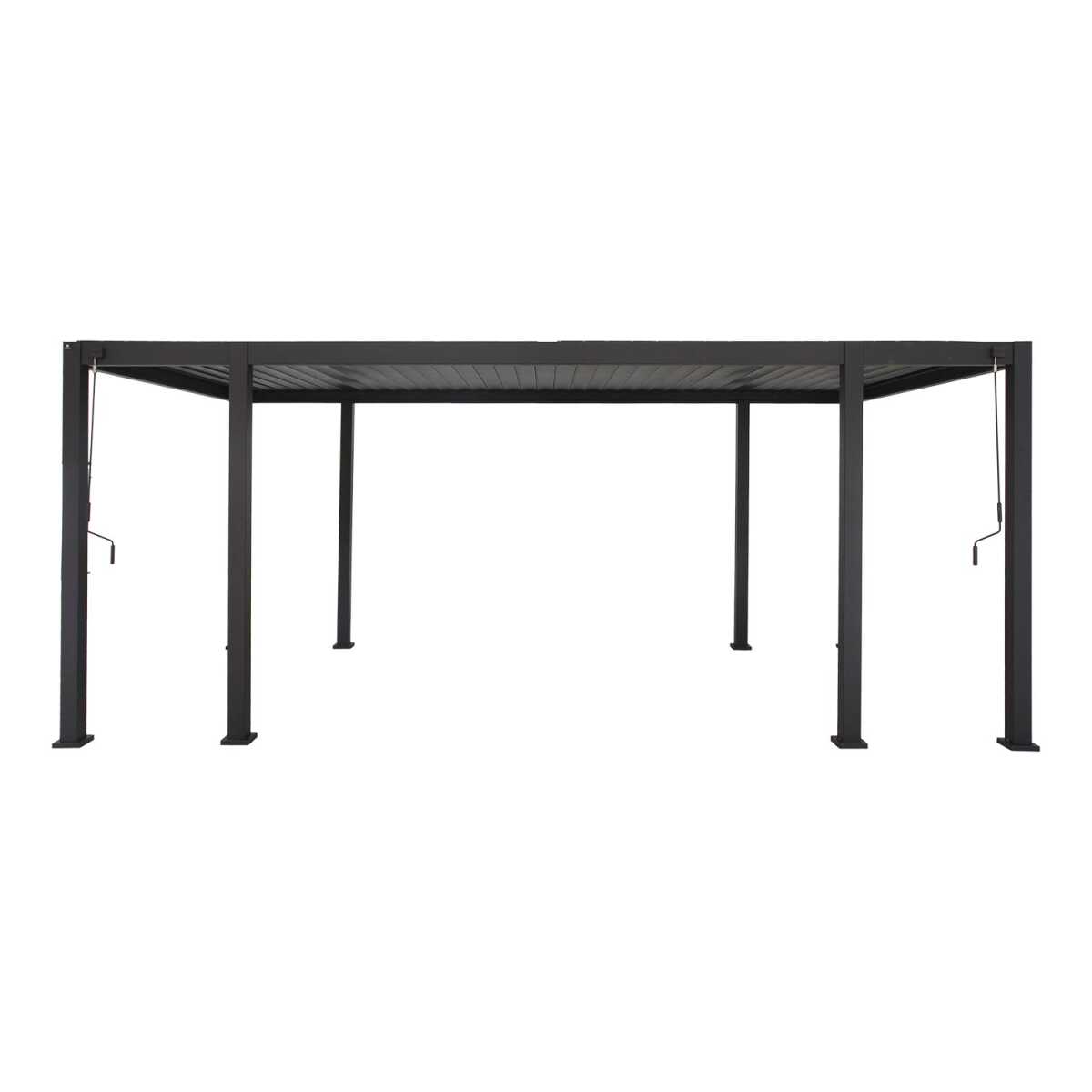 Varikatus MIRADOR-111 lamellseintega 3x6m, tumehall - Image 7