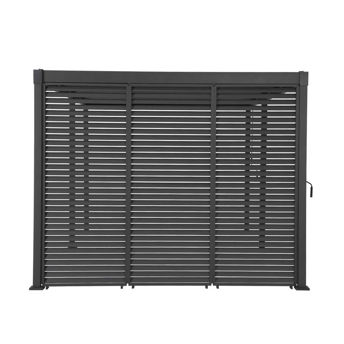 Lamellsein varikatusele MIRADOR-80/88, tumehall - Image 6