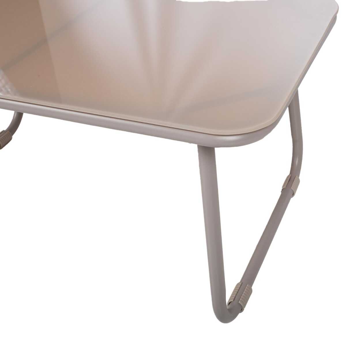 Aiamööblikomplekt MACOS laud, diivan ja 2 tooli, beež - Image 4