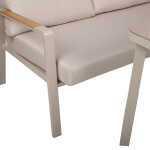 Aiamööblikomplekt UPLAND laud ja nurgadiivan, beež - Image 10