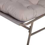 Aiamööblikomplekt JIVE laud ja 2 tooli, taupe - Image 4