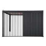 Vertikaalne lamellsein varikatusele MIRADOR-111 4m, tumehall - Image 2