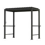 Varikatus MIRADOR BBQ 2,55x1,5m, tumehall