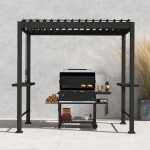 Varikatus MIRADOR BBQ 2,55x1,5m, tumehall - Image 3