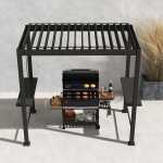 Varikatus MIRADOR BBQ 2,55x1,5m, tumehall - Image 5