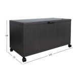 Säilituskast MIRADOR 142x72xH80cm, tumeh - Image 2