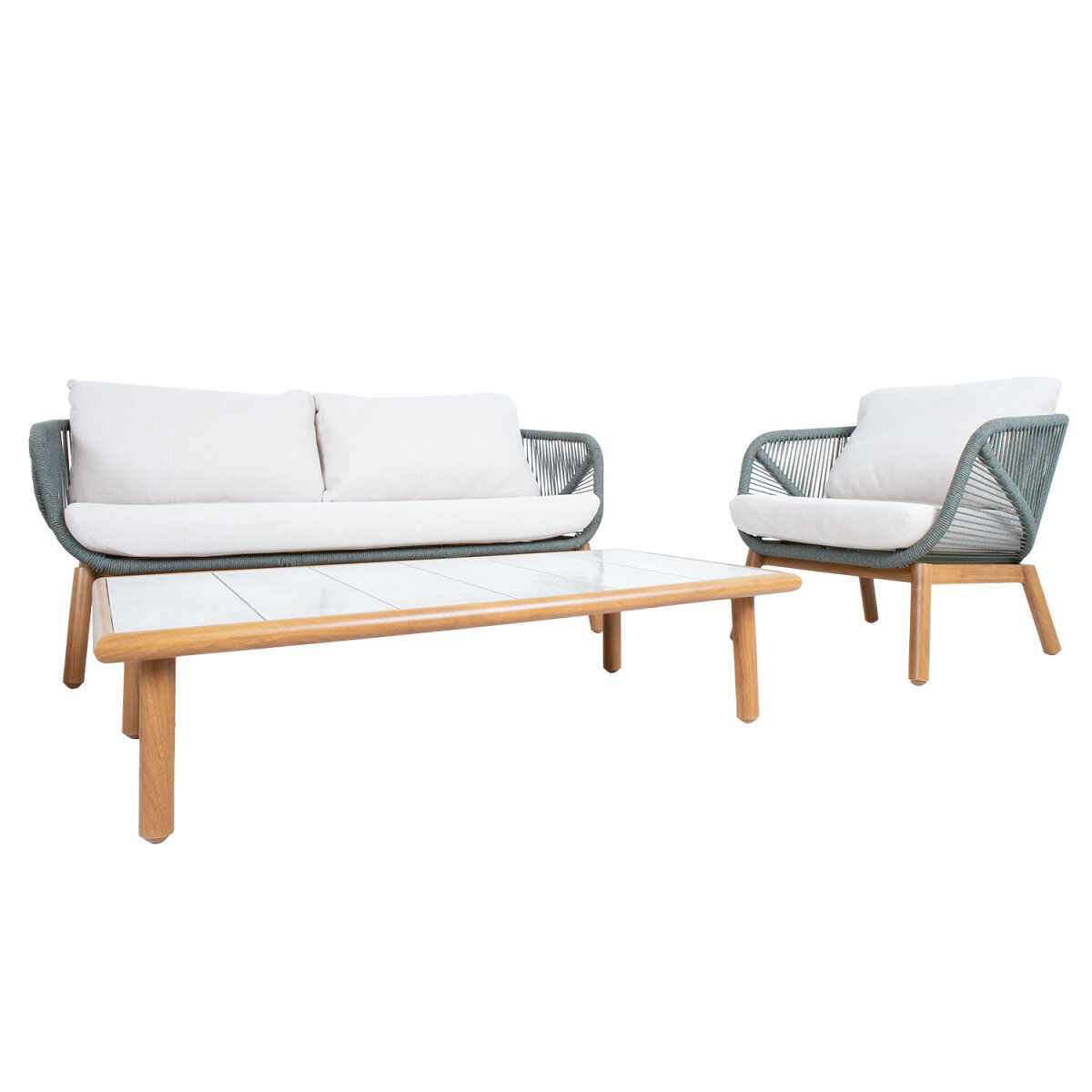 Aiamööblikomplekt TUXEDO laud, diivan ja - Image 6