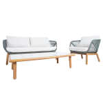 Aiamööblikomplekt TUXEDO laud, diivan ja - Image 6