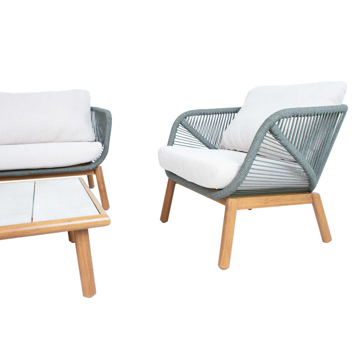 Aiamööblikomplekt TUXEDO laud, diivan ja - Image 7