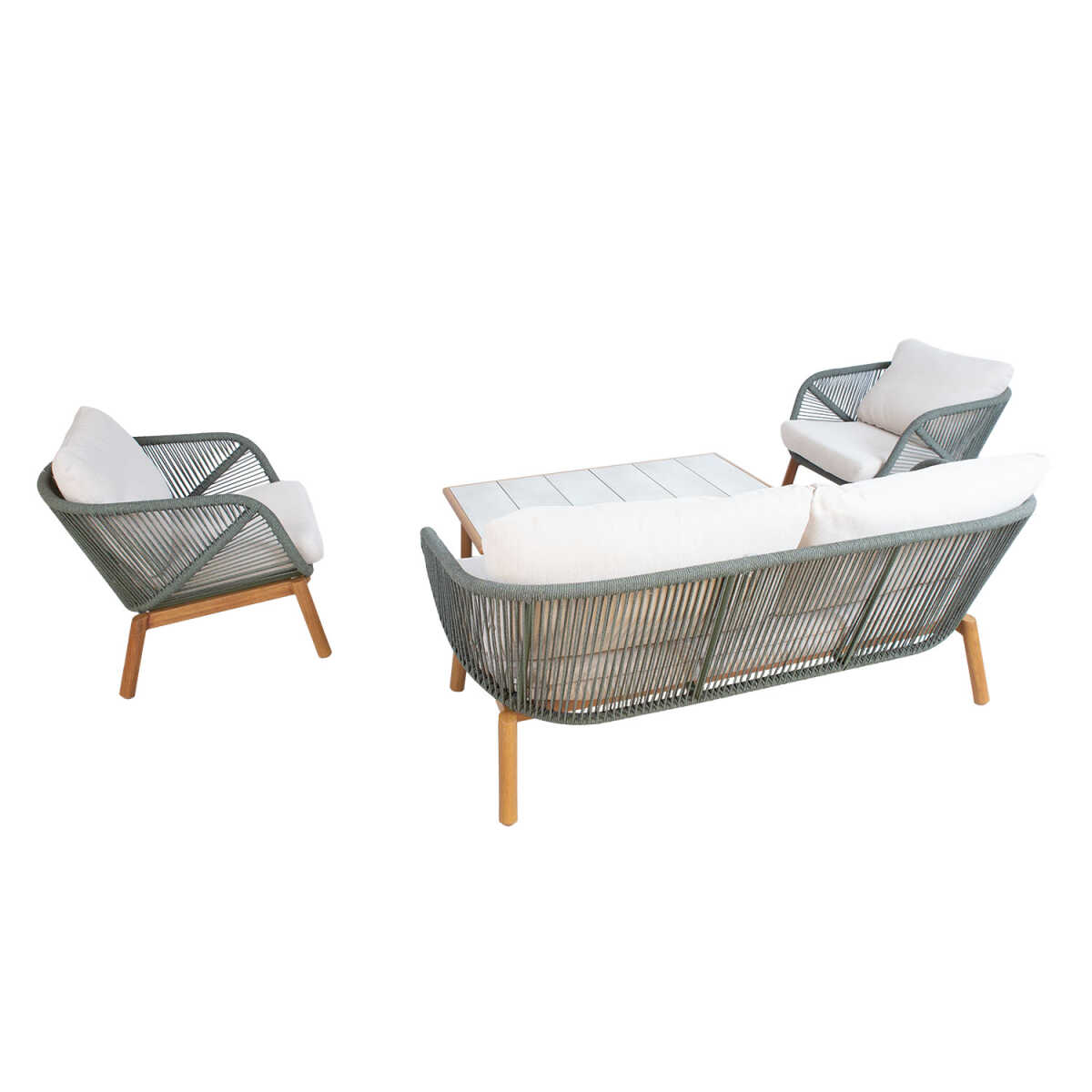 Aiamööblikomplekt TUXEDO laud, diivan ja - Image 10