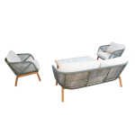 Aiamööblikomplekt TUXEDO laud, diivan ja - Image 10