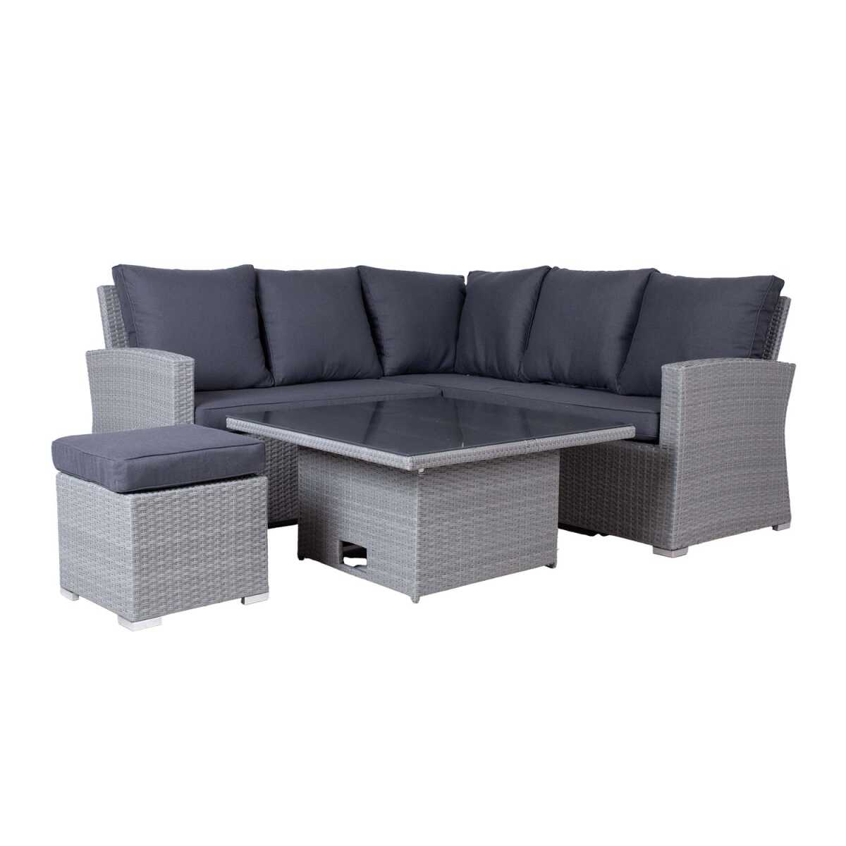 Aiamööblikomplekt SAMUEL laud, nurgadiiv - Image 3