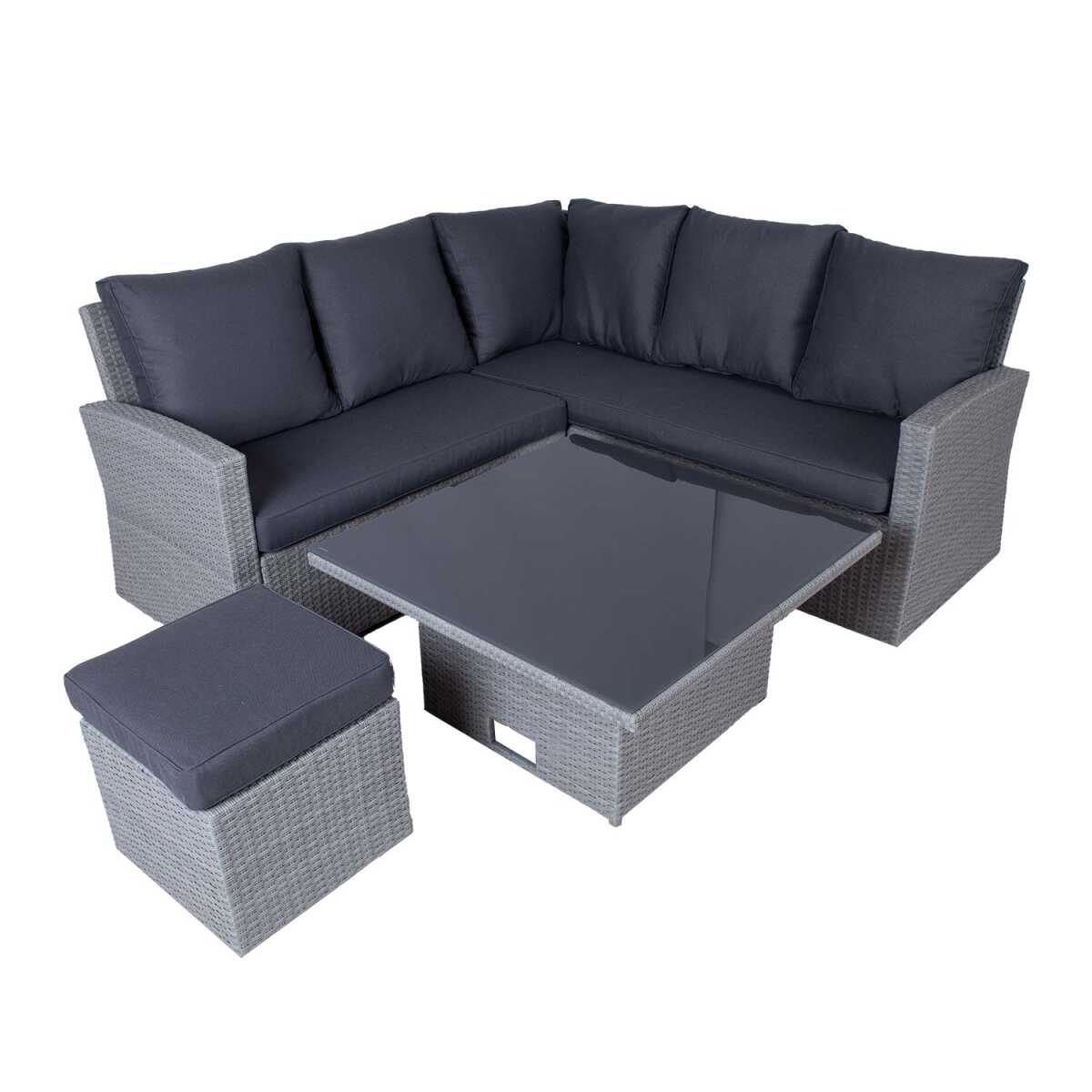 Aiamööblikomplekt SAMUEL laud, nurgadiiv - Image 6