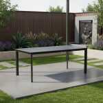 Laud BEIDA 180x90xH75cm, must - Image 8