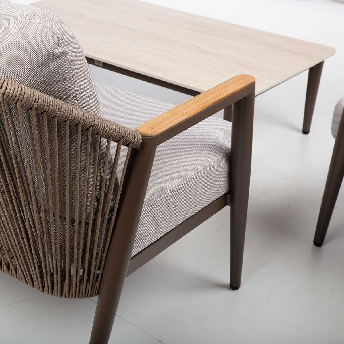 Aiamööblikomplekt DELIA laud, diivan ja 2 tooli - Image 9