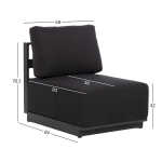 Diivanimoodul FULLER 68x89xH70,5cm, tumehall - Image 2