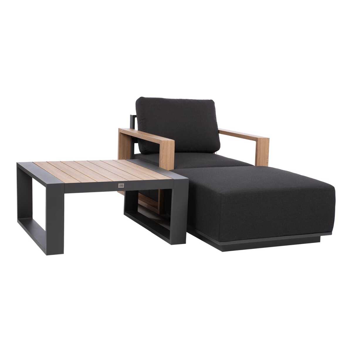 Tumba FULLER 83x83xH42cm, tumehall - Image 6