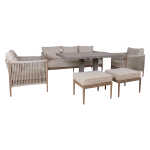 Aiamööblikomplekt MEDINA 7-osaline, beež - Image 3